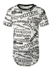 Grafik T-Shirts Buchstaben drucken kurze Ärmel T-Shirts