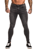 Graue Jeanshose mit schmalem Bein für Herren