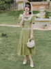Grünes Lolita OP-Kleid Spitze bestickte Lolita-Einteilerkleider