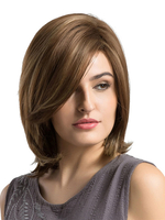 Haar Perücken Straight Side Parting Schulterlange Perücke für Frauen