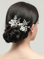 Haarnadeln Silbrig Metall