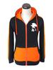 Haikyuu!! Shoyo Hinata Sportmantel Schwarz Orange Langarm Anime Merchandise Zipper Sport Hoodies