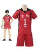 Haikyuu!! Tetsuro Kuroo Nekoma High School Basketball Team Uniform Cosplay Kostüm Set