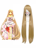 Halloween 100cm Nylon Cosplay Perücke von Golden Chobits Eruda