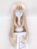 Halloween 2020 Cosplay Perücke mit Hellgolden Hitzebeständigen Faser 2020 Cosplay und Perücke Japanischer Anime Faschingskostüme