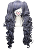 Halloween 70cm Nylon Halloween Cosplay Perücke von ASH-Ciel Phantomhive in Schwarz