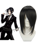 Halloween Butler Ciel Phantomhive Halloween Cosplay Perücke in Schwarz