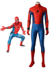 Halloween Comics Film Strampler Spider-Man Lycra Spandex Overall und Kopfüberzug und Ellbogenschutz Karneval Marvel Anime Cosplay 2020 Karneval Kostüm Faschingskostüme