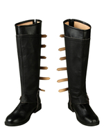 Halloween Cosplay Kostüm Devil May Cry 5 Vergil Kunstleder Cosplay Stiefel Faschingskostüme