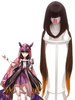 Halloween Cosplay Perücke Hitzebeständigen Faser fate in Braun mit Perücke Spiel Faschingskostüme