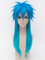 Halloween Cosplay Perücke mit Farbverlauf Hitzebeständigen Faser und Perücke Japanischer Anime Faschingskostüme
