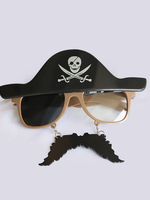 Halloween Dekorationen Schwarz Polyester Fiber Lustige Brille Weihnachtsbrille