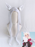 Halloween Die hilfreiche Fox Senko San Cosplay Shiro Mikrofaser Lockige Perücke Cosplay Perücken Faschingskostüme
