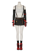 Halloween Final Fantasy Cosplay Kostüme Weiß Tifa Lockhart Kunstleder Spiel Cosplay Kostüme (keine Schuhe) Karneval Kostüm Faschingskostüme