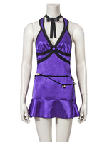 Halloween Final Fantasy Tifa Lockhart Cosplay Kostüme Satin Kleid