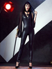 Halloween Frauen Leder Catsuit Sexy Overall Für Halloween Karneval