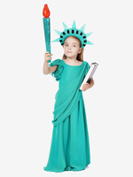 Halloween Freiheitsstatue Bühnenkostüme für Kinder