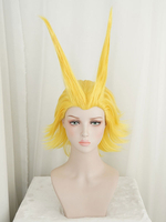 Halloween Gelbe Cosplay Perücke My Hero Academia All Might Cosplay Perücke Faschingskostüme