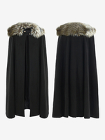 Halloween Halloween Kostüme Blauer eleganter Umhang aus Polyester für Erwachsene Halloween Feiertagskostüme