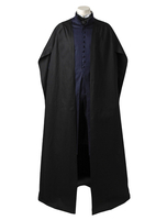 Halloween Harry Potter in Schwarz Köperstoff Oberteil&Hemd&mit Umhang / Cape&Hose&und Schal Faschingskostüme