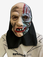 Halloween Horror Maske Schwarze Stoff Geisterhaube Furchterregendes Kostümzubehör Für Halloween Streiche