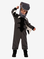 Halloween Kinder Dinosaurier Halloween Karneval Kostüme Dunkelgrau Pyjamas