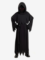 Halloween Kinder Reaper Kostüm Gothic Dämon Robe Bühne Leistung Outfit
