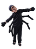 Halloween Kinderspinne dreiteiliges Outfit Cosplay Kostüm Halloween