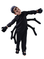 Halloween Kinderspinne dreiteiliges Outfit Cosplay Kostüm Halloween
