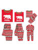 Halloween Kostüm Christmas Family Matching Pyjamas Mutter Rot gedruckt Top und Hosen 2 Stück Set für Frauen Faschingskostüme