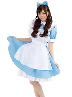 Halloween Kostüm Dienstmädchen Kostüm Alice im Wunderland Karneval Vintage Kostüm 2020 Faschingskostüme