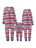 Halloween Kostüm Familie Weihnachten Pyjamas Passende Vater Rot Langarm Overalls für Männer Faschingskostüme