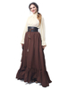 Halloween Kostüm Halloween Mittelalter Kleidung Lange Ärmel Braun Barock Kostüm Rokoko Kleid Renaissance Kleidung Viktorianische Königin Kostüm Vintage Kostüm Faschingskostüme