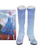 Halloween Kostüm Light Sky Blue Cosplay Gefrorene Elsa Footwear Pailletten Cosplay Schuhe Faschingskostüme