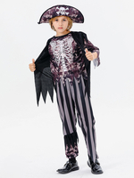 Halloween-Kostüme für Kinder Dunkelbraunes Halloween-Set Zylinder aus Polyester für Kinder