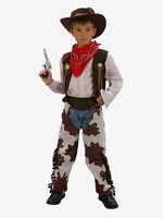 Halloween-Kostüme für Kinder Kaffeebraun Halloween Polyesterfaser Polyester-Set Kinderhose Weste