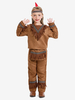 Halloween-Kostüme für Kinder Kaffeebraun Halloween-Set Polyester Kopfbedeckung Hose