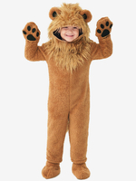 Halloween-Kostüme für Kinder Kaffeebraun Halloween-Set Polyester-Overall Handschuhe