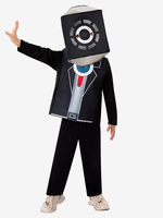 Halloween-Kostüme für Kinder Schwarzes Halloween-Polyester-Set Kinderhose Top