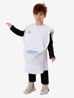 Halloween-Kostüme für Kinder Weiße Halloween-Weste aus Polyester