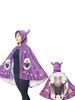 Halloween Kostümzubehör Umhang Cape Polyester Monster Print Muster Lila Kostüm Cape
