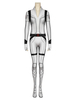 Halloween Marvel 2020 Film Schwarze Witwe Natasha Romanoff Weißer Anzug Zentai Jumpsuit Cosplay Kostüm