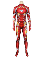 Halloween Marvel Avengers Iron Man Tony Stark Zentai Jumpsuit Kostüm