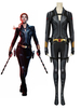 Halloween Marvel Comics Schwarze Witwe Natasha Romanova Cosplay Schwarze Catsuits Zentai