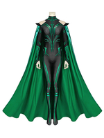 Halloween Marvel Thor 3 Ragnarok Trailer Hela Zentai Cosplay Kostüm