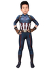 Halloween Marvels The Avengers Captain America Kostüm Catsuits mit Handschuhen