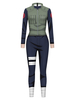 Halloween Overall Zentai Damen Dark Navy Overall Trikot Ninja Halloween Scary Lycra Spandex Catsuit