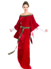 Halloween Renaissance Kleid aus Polyester traditionellen roten Kostüm Cosplay