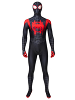 Halloween Spider Man in die Spinne Vers Miles Morales Marvel Cosmics Film Cosplay Kostüm Strumpfhose Karneval Kostüm Faschingskostüme