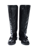 Halloween The Dark Knight Batman Cosplay Schuhe Schwarze Cosplay PU Lederstiefel
